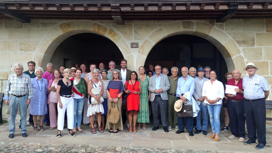 Homenaje del Ayuntamiento de Cabuérniga y de la SCE a Augusto González de Linares
